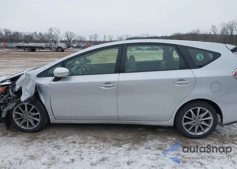 2015 Toyota Prius V Five from USA, damaged, VIN JTDZN3EU5FJ037456
